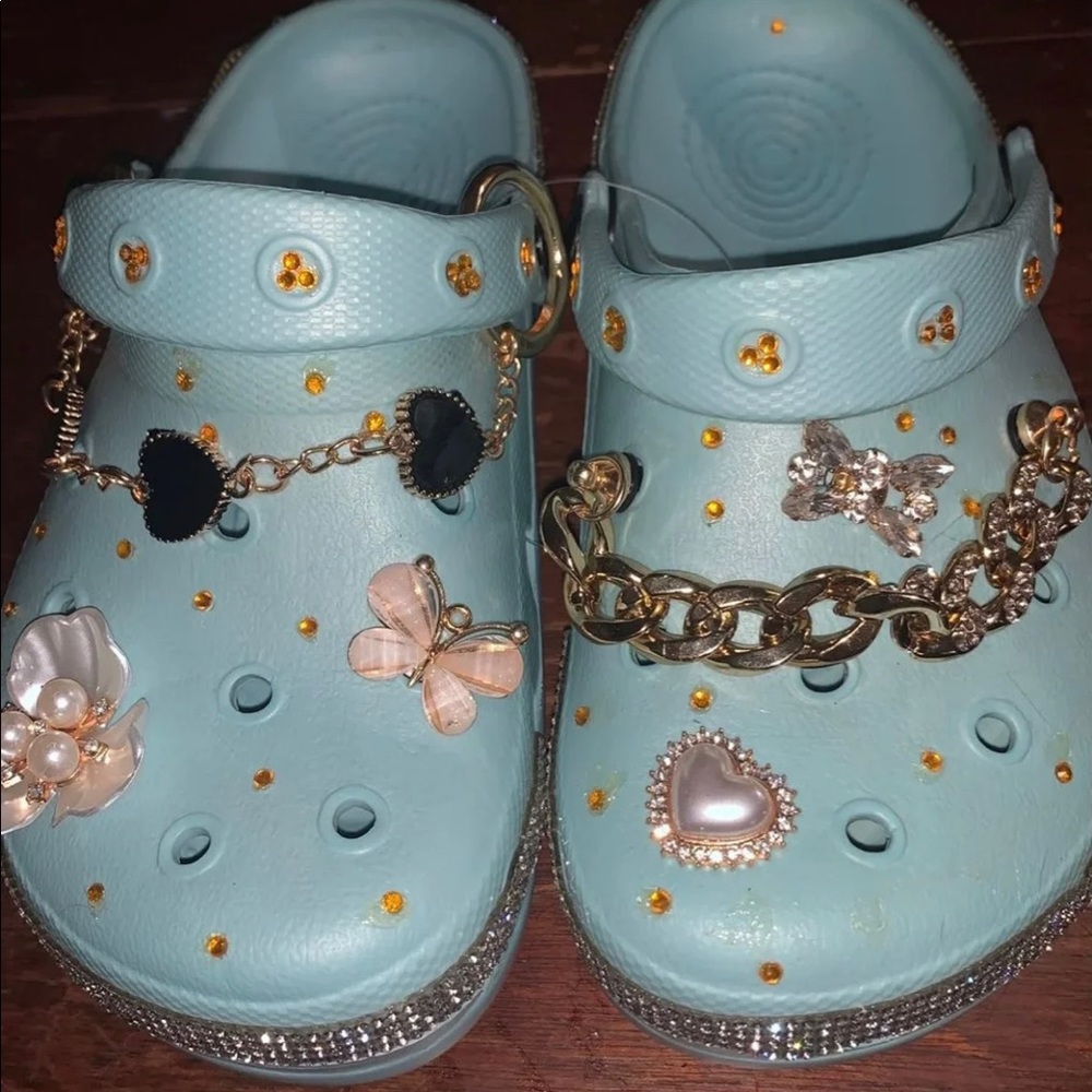 Breakfast at Tiffany’s croc, hand designed by me.